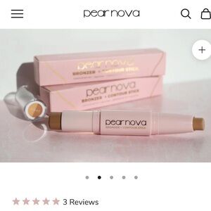 Pear Nova Bronzer and Contour Stick Light